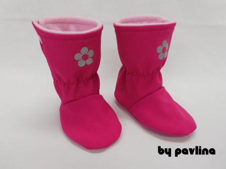 Softshellové válenky / capáčky - Kytička