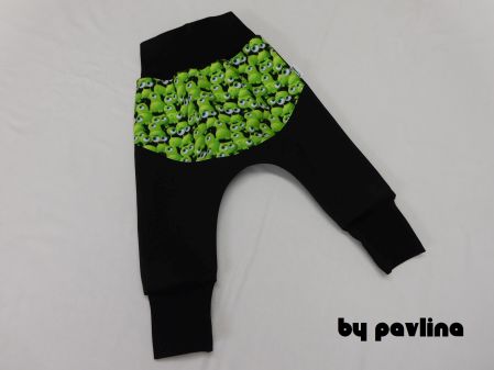 Dětské softshellové turky - Mimozemšťani s černou