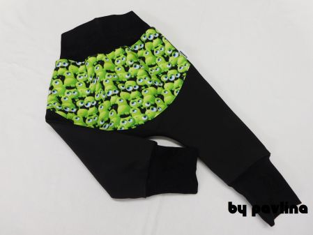 Dětské softshellové turky - Mimozemšťani s černou