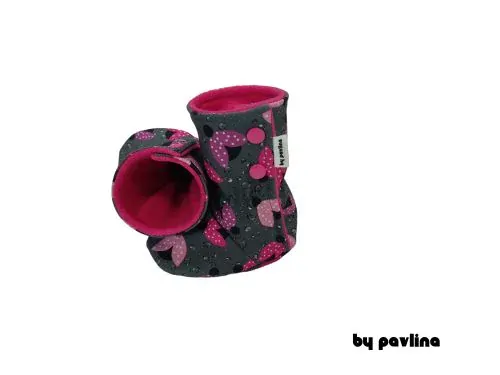 Softshellové válenky / capáčky - Beruškové s malinou