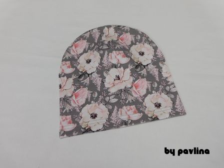Dívčí čepice - Šípková růže