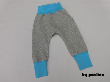 Dětské teploučké turky / prdeláčky - Šedý melír