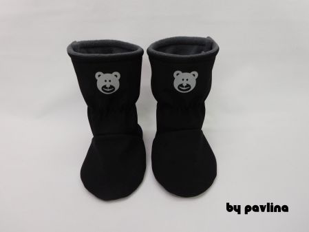 Softshellové válenky / capáčky - Medvídek