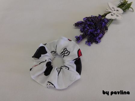 Gumička do vlasů / scrunchies - Myšky