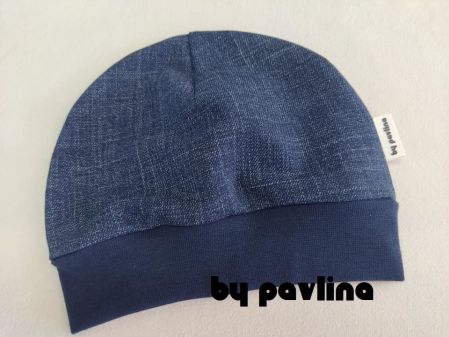 Dětská klasická čepice s lemem - Ala jeans