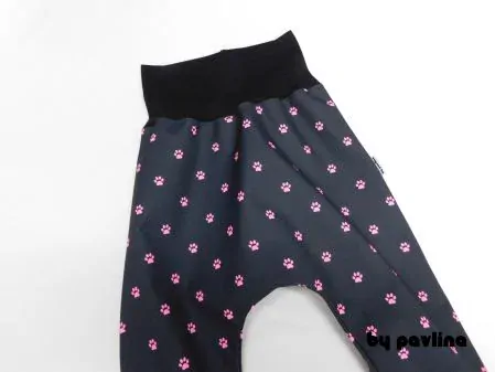 Dívčí jar. - podz. softshellové turky - Tlapičky