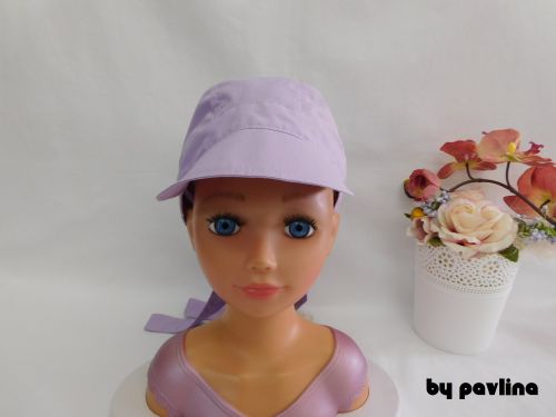 Dívčí pirátka s kšiltem - Lila