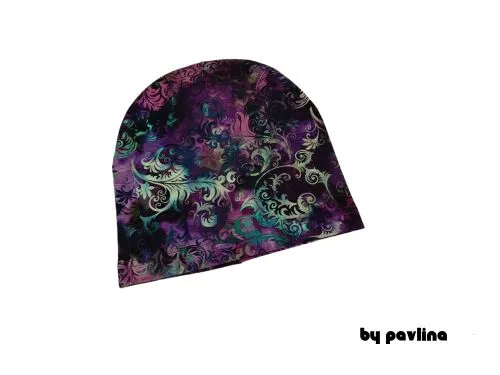 Dívčí / dámská čepice - Pírka