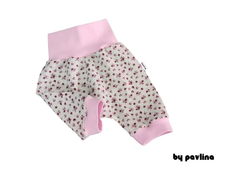 Dívčí kraťásky / turky - Drobné růžičky