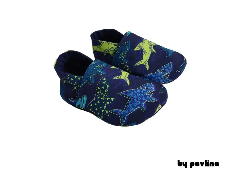 Jar. - podz. softshellové capáčky s protiskluzem - nízké - Žraloci