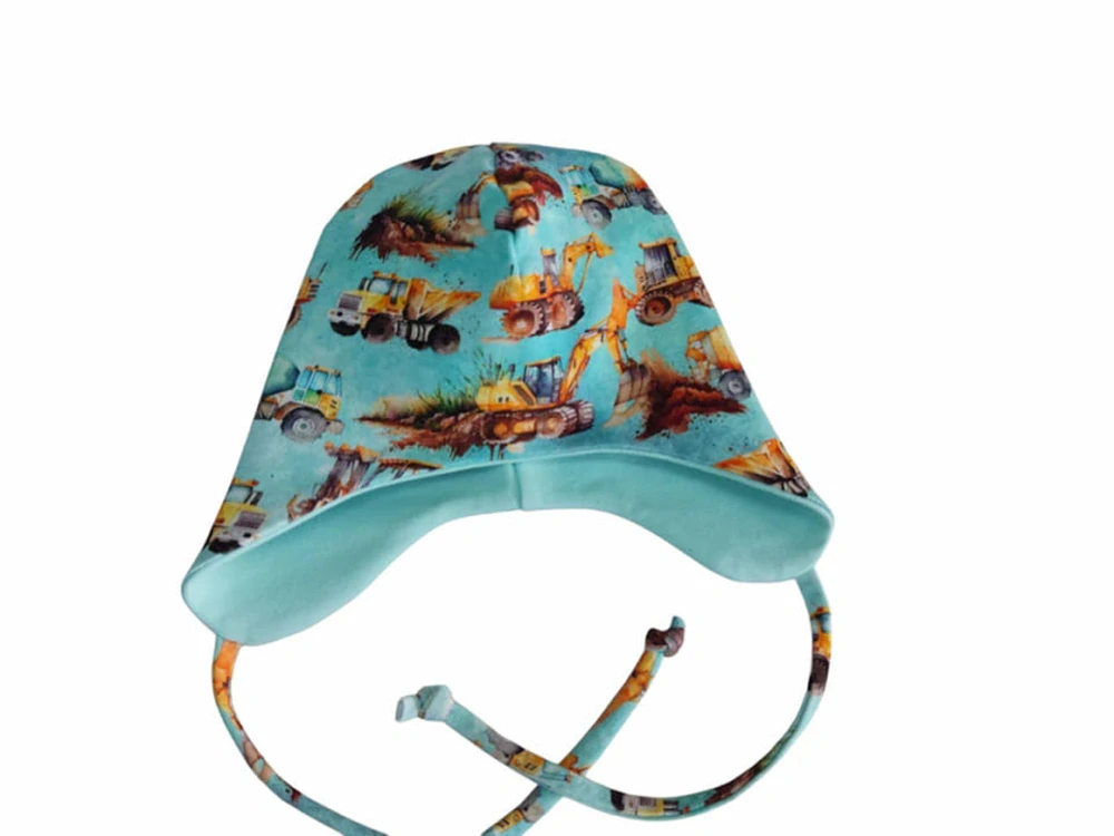 Dětská čepice na zavazování - Polní práce