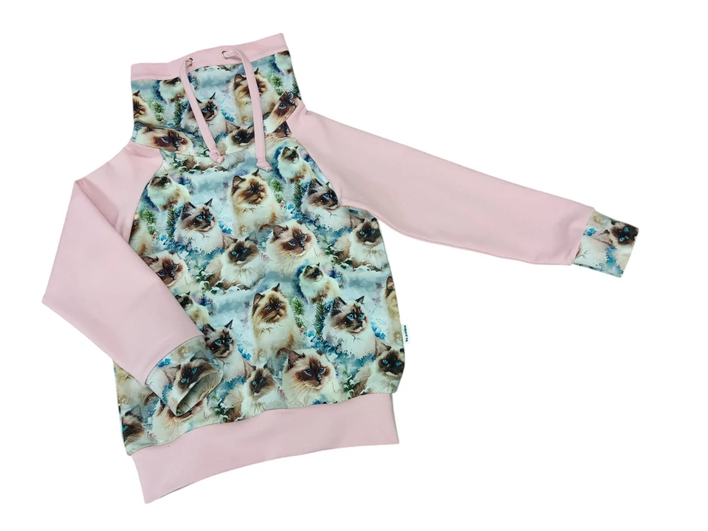 Dívčí mikina se stojáčkem - Ragdoll