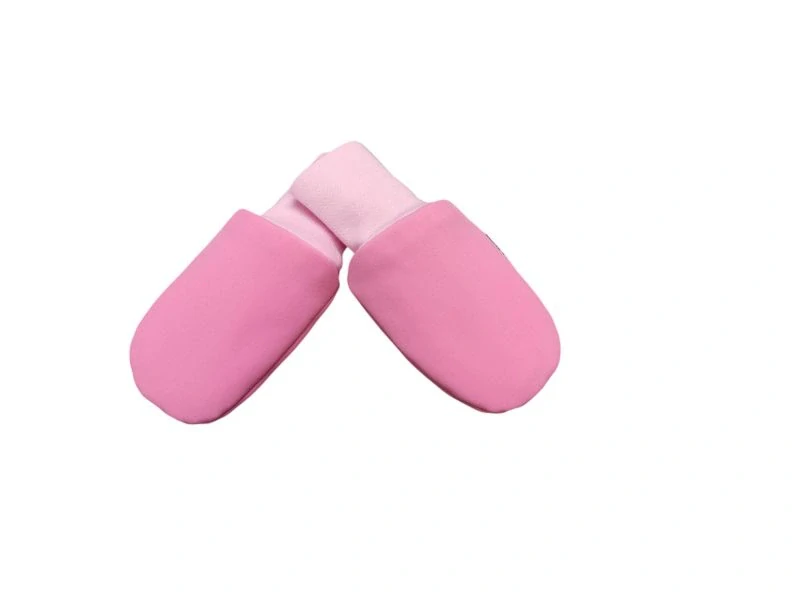 Kojenecké softshellové rukavice - Sv. růžové