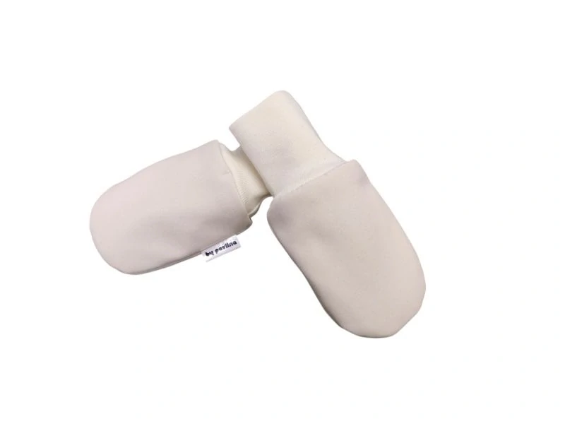 Kojenecké softshellové rukavice - Smetanové