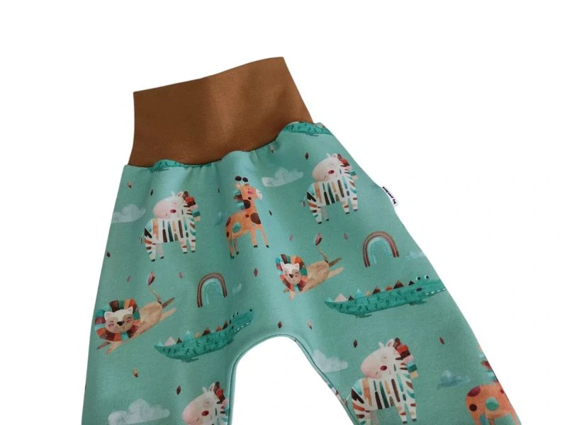 Dětské tepláčky / turky - Duhová ZOO