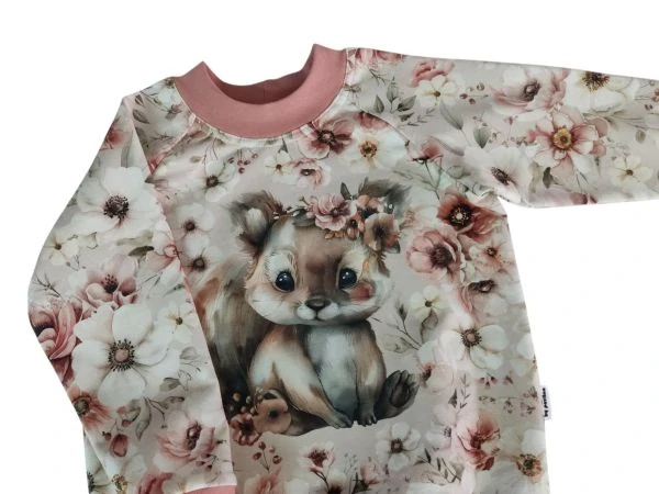 Dívčí mikina - Veverka vel. 110