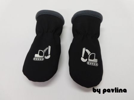 Chlapecké softshellové rukavice - Bagřík