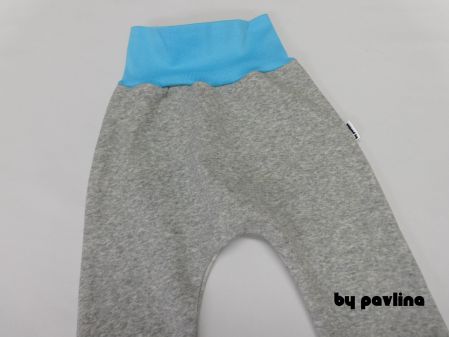 Dětské teploučké turky / prdeláčky - Šedý melír