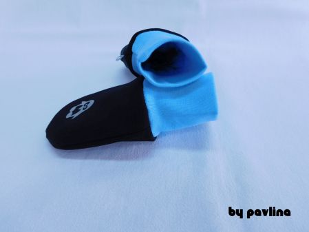 Dětské kojenecké softshellové rukavice - Tučňáček 2