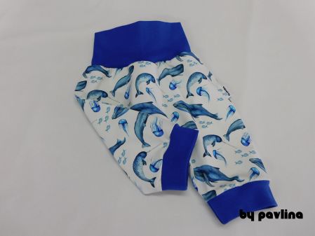 Dětské kraťásky / turky - Velryby