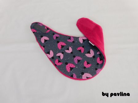 Dívčí kojenecký nákrčník - Beruškový