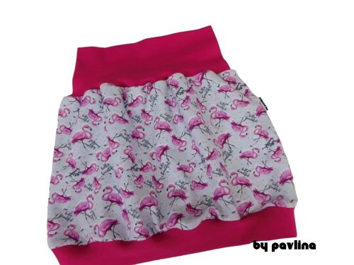 Dívčí sukně - Plameňáci