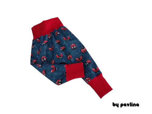 Dívčí jarní - podzimní softshellové turky - Červené berušky