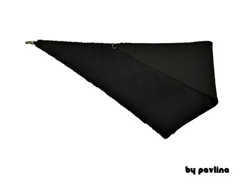 Dívčí zimní šátkošála - Černá