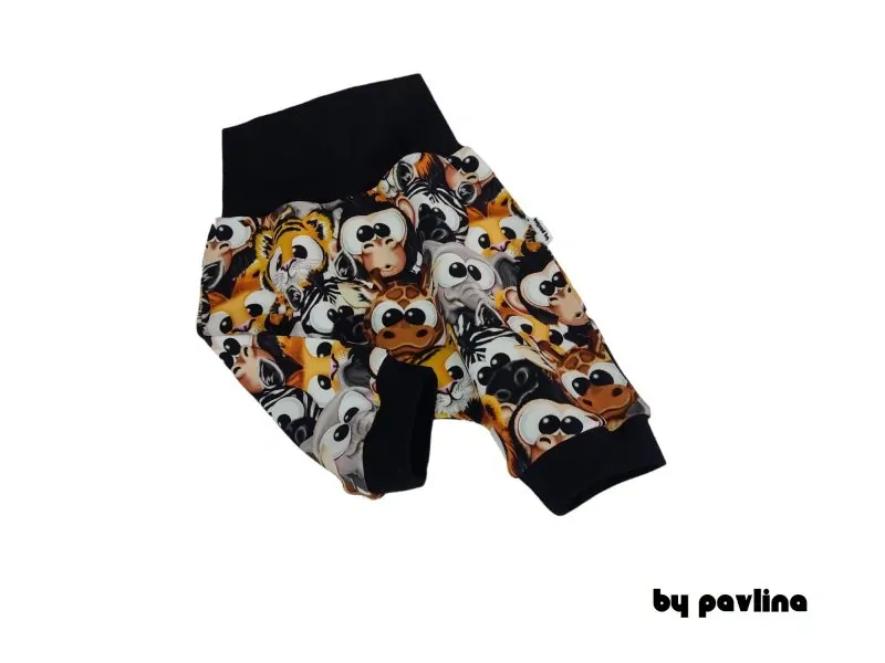 Dětské kraťásky / turky - Vykulená zvířátka