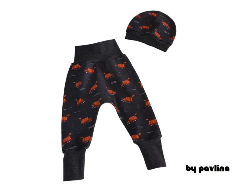 Chlapecká čepice s lemem - Popeláři