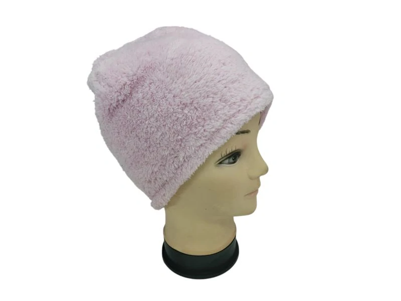 Dívčí zimní klasická čepice - Šípková růže