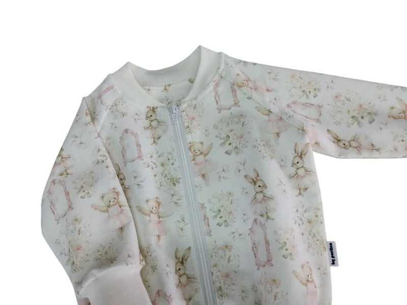 Dívčí propínací mikina - Baletky M. + Z.