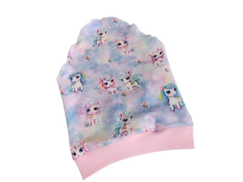 Dívčí šátek s lemem - Jednorožci