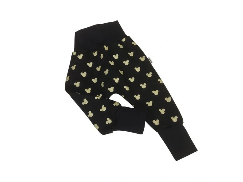 Dívčí tepláčky / turky - Zlaté myšky