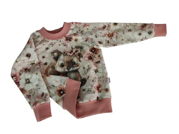 Dívčí mikina - Veverka vel. 110