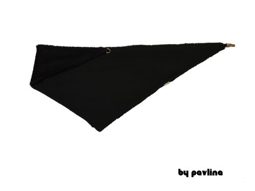 Dívčí zimní šátkošála - Černá