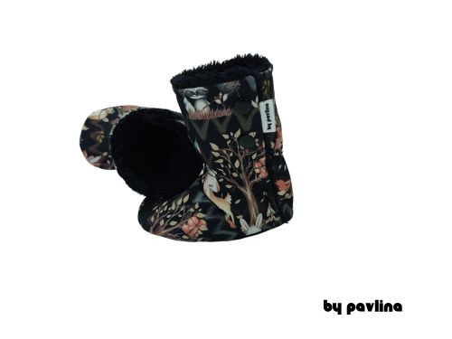 Softshellové válenky / capáčky s W. - Zvířátka u týpí