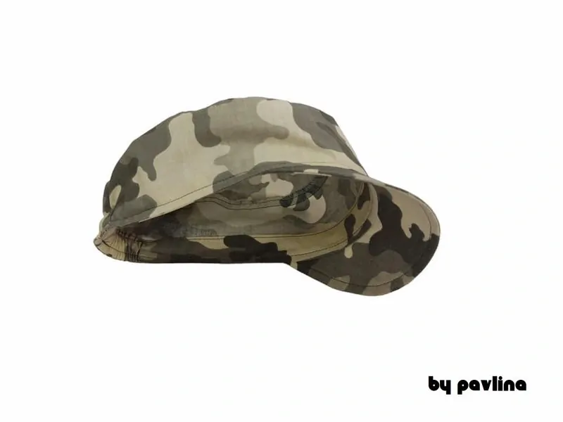 Dětská kšiltovka - Maskáč zelený