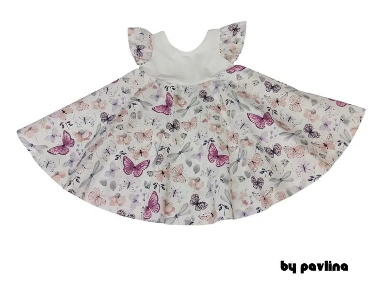 Dívčí letní šaty - Motýlci
