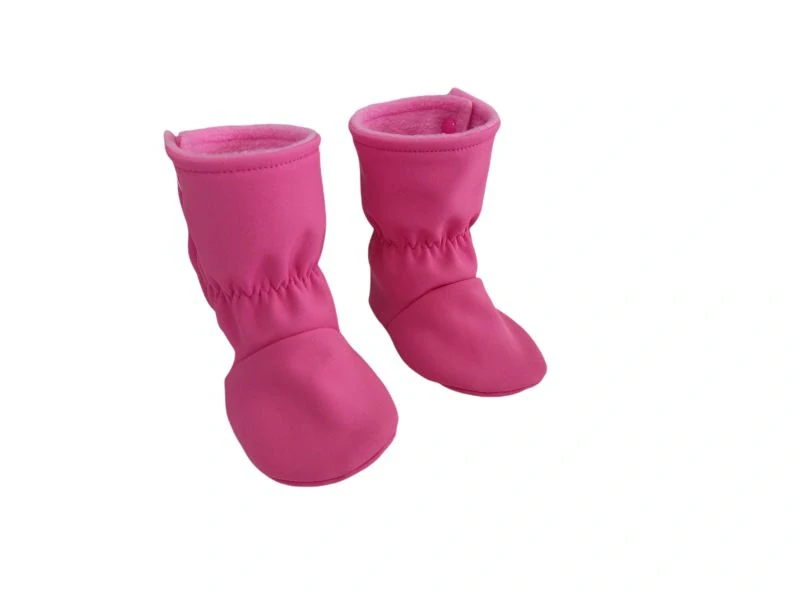 Dětské softshellové válenky / capáčky - Růžové