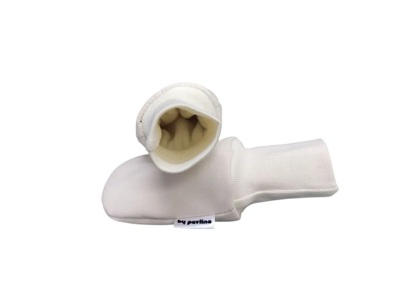 Kojenecké softshellové rukavice - Smetanové