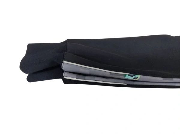 Dětské zimní rostoucí softshellové kalhoty  - Černé + Kostičky 2