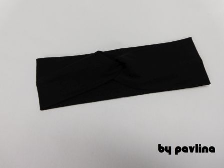 Dívčí čelenka - Černá