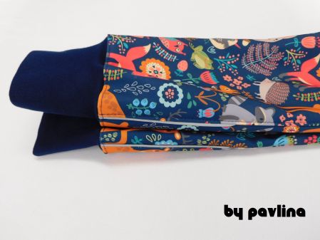 Dětské zimní rostoucí softshellové kalhoty - Zvířátka 3