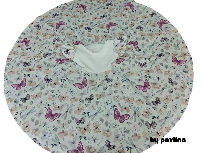 Dívčí letní šaty - Motýlci