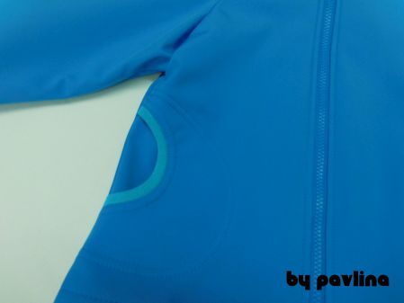 Dětská softshellová bunda - Modrá