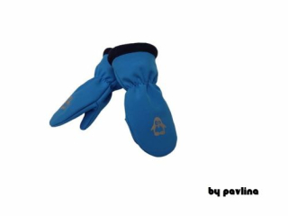 Dětské softshellové rukavice - Tučňáček