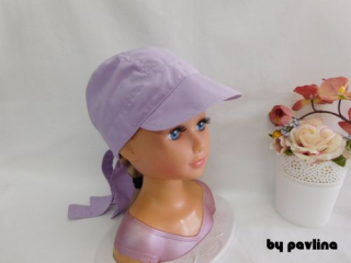 Dívčí pirátka s kšiltem - Lila