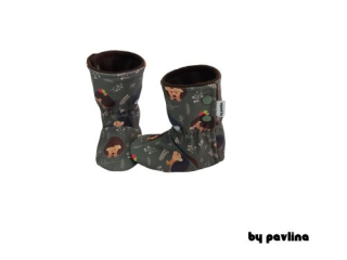 Softshellové válenky / capáčky - Ježečci na olivě 2