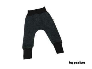 Dětské teploučké turky - Petrolejový melír